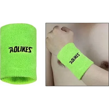 Potítko Elastické sportovní potítko AOLIKES | potítko, doplněk - Zelený