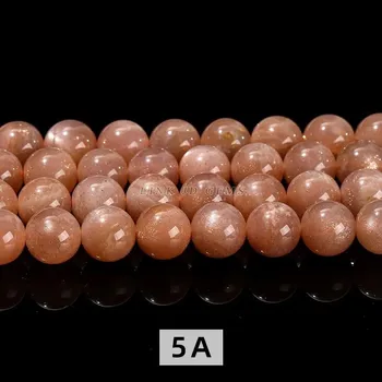 Korálky měsíční/sluneční kámen | šperky - 5A Sluneční kámen , 7-8mm approx 46pcs