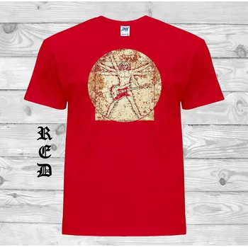 levne-bavlnene-vtipne-tricko-potisk-DaVinci Barva: Red - červená, velikost: 5XL