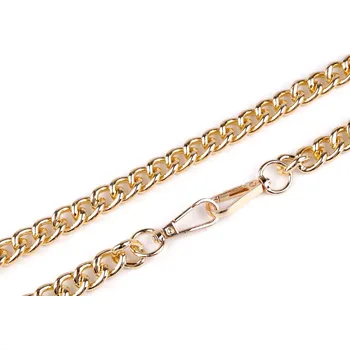 Řetízek Řetízek na kabelky s karabinou délka 120 cm, střední, 2 (10 mm) růžové zlato