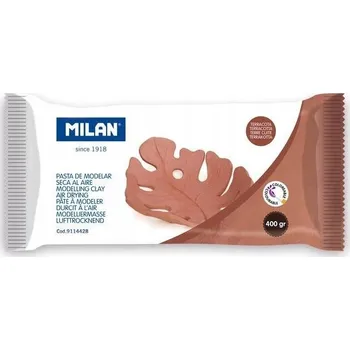 Modelovací hmota Modelovací hlína MILAN AIR-DRY 400 g, hnědá