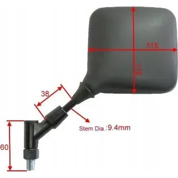 Zrcátko pro motocykl ZRCÁTKO SUZUKI DR 250 600 LEVÉ