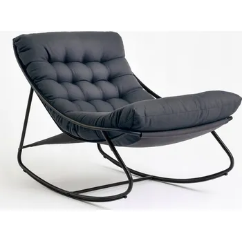 Křeslo Houpací křeslo Ecarla černé