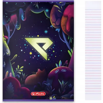 Sešit Sešit A5 s trojitou linkou Herlitz, 32 listů