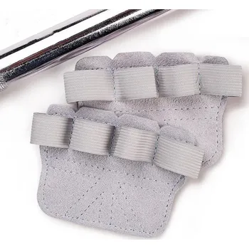 Posilovací kožené rukavice na trénink | fitness 2 ks - Šedá