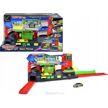 autíčko INTERAKTIVNÍ SERVISNÍ STANICE RACE PITSTOP SVĚTLO ZVUK + AUTO MAJORETTE