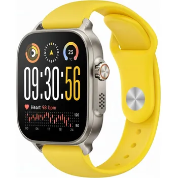 Příslušenství k chytrým hodinkám Řemínek e-smart24 pro Realme, 22mm, žlutý