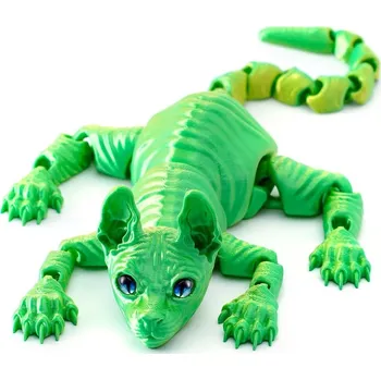 3d kočka soška | dekorace, realistická figurka - Barva 8 , 22 cm