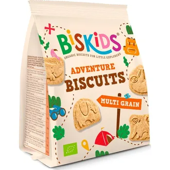 BISkids BIO dětské celozrnné sušenky ADVENTURE bez přidaného cukru 100g