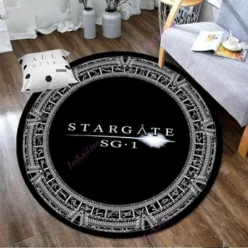 Koberec Měkký kulatý koberec Stargate | bytový textil - 12 , 80x80cm