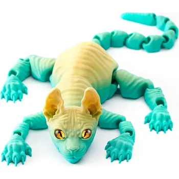 3d kočka soška | dekorace, realistická figurka - Barva 2 , 22 cm