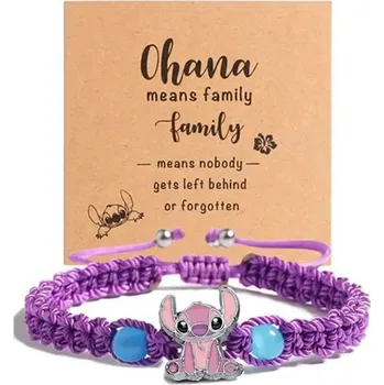 Náramek Lilo stitch pletený dětský náramek | doplňky - 3