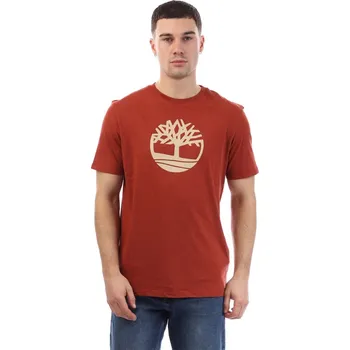 Pánské tričko Tričko Timberland Red 506775 S