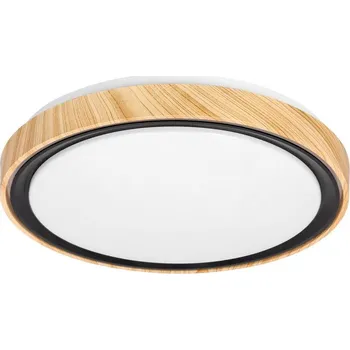 LED stropní světlo AFLO - 24W, 3000-6000K (teplá-studená bílá), hnědé / černé / bílé