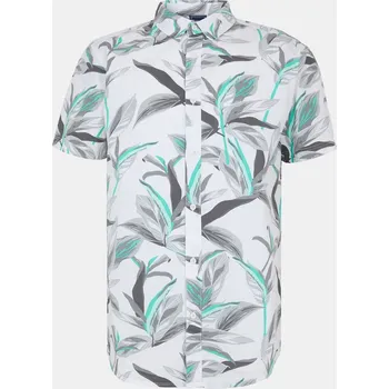 Pánská košile Košile Bench White Floral 1493760 X Large