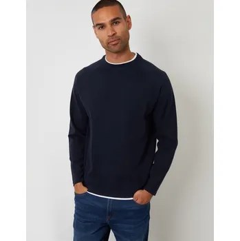Pánský svetr Svetr Threadbare Navy 182421 Medium