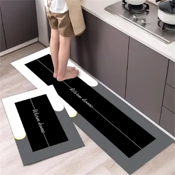 Koberec Měkký pratelný koberec | rohož - 3-11-813 , 40x60 a 40x120 cm 2 ks