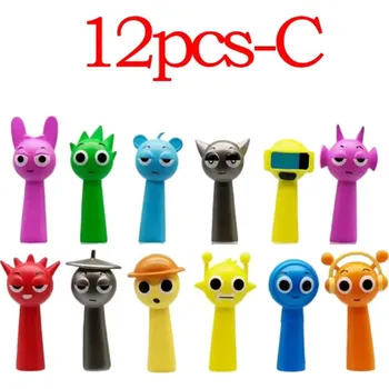 Figurka Sprunki anime figurky sada 12 kusů 12 ks