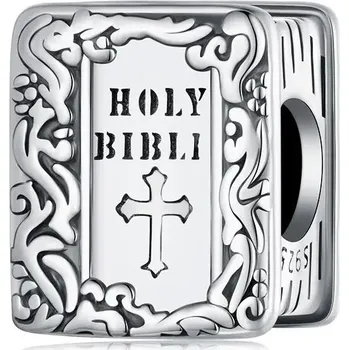 Přívěsek Stříbrný amulet lotos skarabeus | přívěsek, korálek - SCC2675