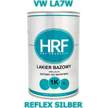 Lak na dřevo HRF - Základní lak 1K VW LA7W - 1L - PŘIPRAVEN K NÁSTŘIKU - REFLEX SILBER (Stříbrná Reflex)