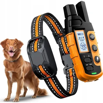 Obojek pro psa ELEKTRONICKÝ VÝCVIKOVÝ OBOJEK PRO PSA S LED, VODOTĚSNÝ, DOSAH 1000 M