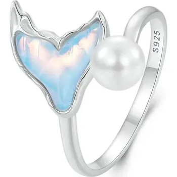 Prsten Stříbrný prsten s mořskou tématikou | prsten, šperk - BSR544-E