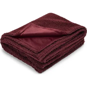 Dětská deka 716235 - Tchibo - Měkoučká plyšová deka - barva: červená