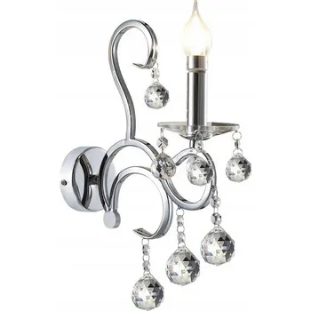 Nástěnné svítidlo Nástěnné svítidlo Reality čiré, stříbrné E14 40 W