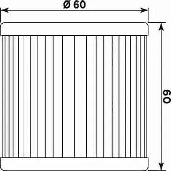 Olejový filtr MIW (MEIWA) OLEJOVÝ FILTR HYOSUNG 650/700 '05-11 (HF681) (50)