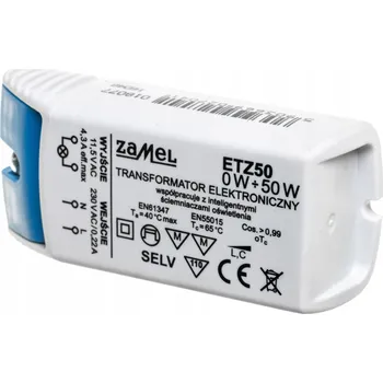 Transformátor Elektronický transformátor Zamel ETZ-50 50 W 230 V