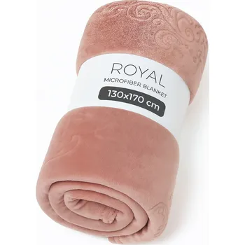 Prostěradlo Deka EVENA z mikrovlákna 170 cm x 130 cm růžová