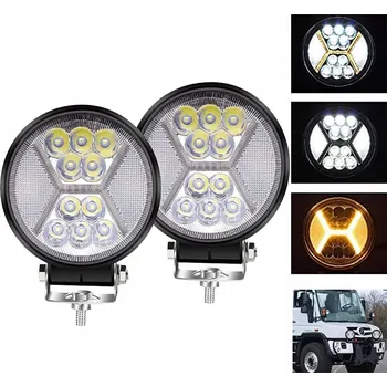 Přídavný světlomet Pracovní LED světlo 72W 12V 24V halogen světlomet / reflektor pro traktor