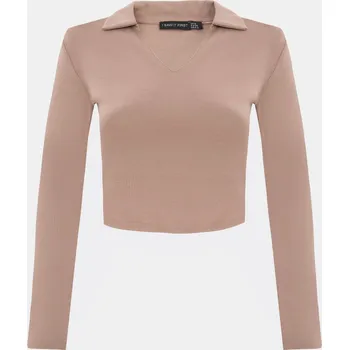 Dámské tričko Tričko I Saw It First Mocha 7804716 8 (XS)