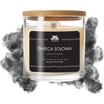 Svíčka Sójová vonná svíčka Black Opium Big Nature