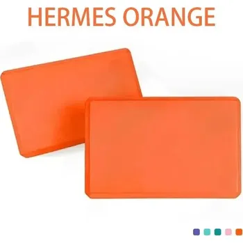 Jóga blok Eva pěnová kostka na cvičení | jóga blok, fitness kostka - oranžová - 2 ks