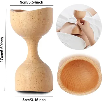 Masážní přístroj Dřevěný masážní nástroj proti celulitidě | tělový masér - 4