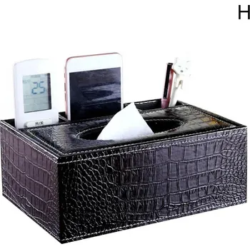 Úložný box Úložný stolní organizér na kapesníky a ovladače | box - H