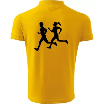 Pánská košile Bezci - žena a muž (Moňas) - Polokošile pánská Pique Polo 203 - 2XL ( Žlutá )