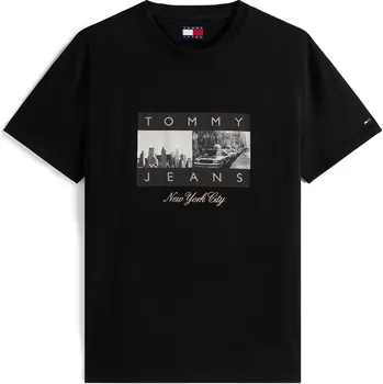 Pánské oblečení Tričko Tommy Jeans Black 6980031 L