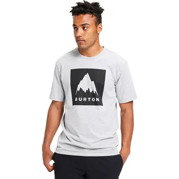 burton Pánské triko classic mountain high ss gray heather