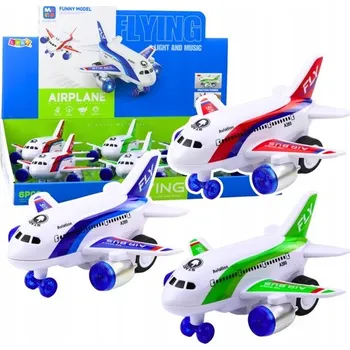 autíčko Osobní letadlo s pohonem, světly a zvukem