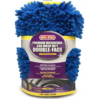 Autokosmetika Oboustranná mycí rukavice z mikrovlákna na auto DOUBLE FACE Mafra
