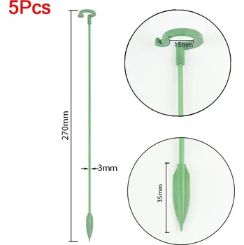 Opora na rostlinu Opora pro rostliny s kruhovým držákem | zahradní doplněk - B-27CM