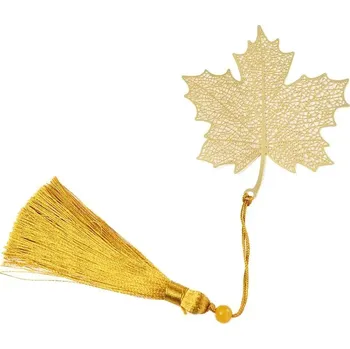 Doplněk ke knize Retro kovová záložka s květinovým motivem | záložka do knihy, dárkový doplněk - 3