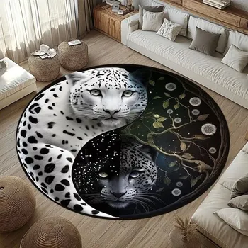 Koberec Yin yang kulatý koberec | bytové dekorace - 1 , 40x40cm