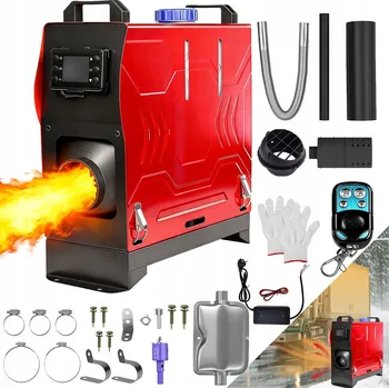 Ventilátor topení a klimatizace 8kW Naftové topení 12V Nezávislé topení LCD Dálkové ovládání Auto RV Loď