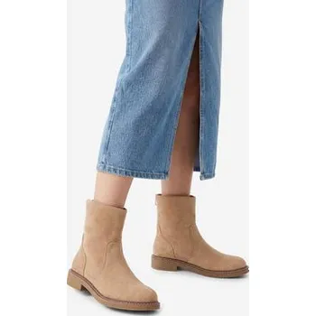 Dámské kozačky Polokozačky Clara Barson CEO-WS2169-04 Béžová 36