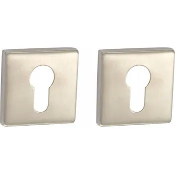 Dveřní kování Interiérová klika Kuchinox Krátká, Čtvercová rozeta, Rozeta pro vložku