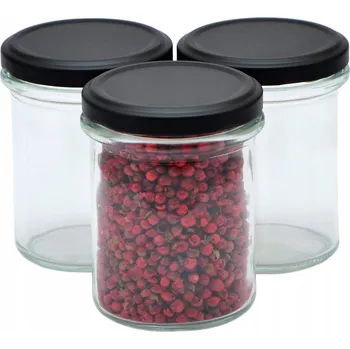 Sklenice 12x ZAVAŘOVACÍ SKLENICE NA ZAVAŘENINY 200 ml jednoduchá zavařovací sklenice na zavařeniny zavařovací sklenička na džemy