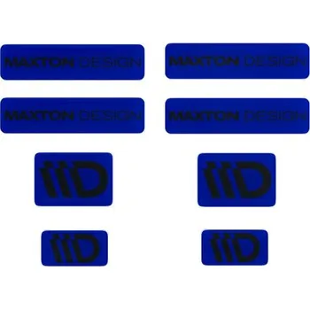 3D logo MaxtonDesign - tmavě modro černé(8ks)